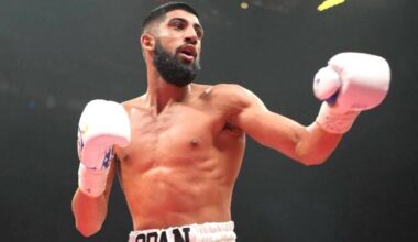Surrey-based boxer Eric Basran in the ring. On May 30 he&rsquo;ll headline a Three Lions Promotions night of fights at Royal King Palace & Convention Centre, on 128 Street in Newton. (Contributed/file photo)