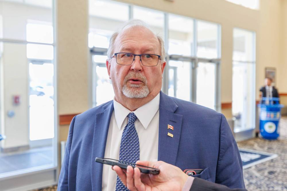 MIKE DEAL / FREE PRESS FILES
Chris Lorenc, president of the Manitoba Heavy Construction Association, is also voicing opposition to the provincial policy.