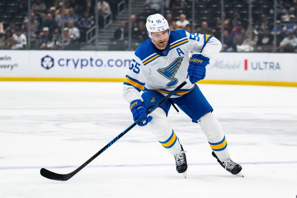 Kyusung Gong / THE ASSOCIATED PRESS FILES
St. Louis Blues defenceman Colton Parayko has already partnered with Winnipeg Jets defenceman Josh Morrissey at the 4 Nations Face-Off and the 2026 Olympics.