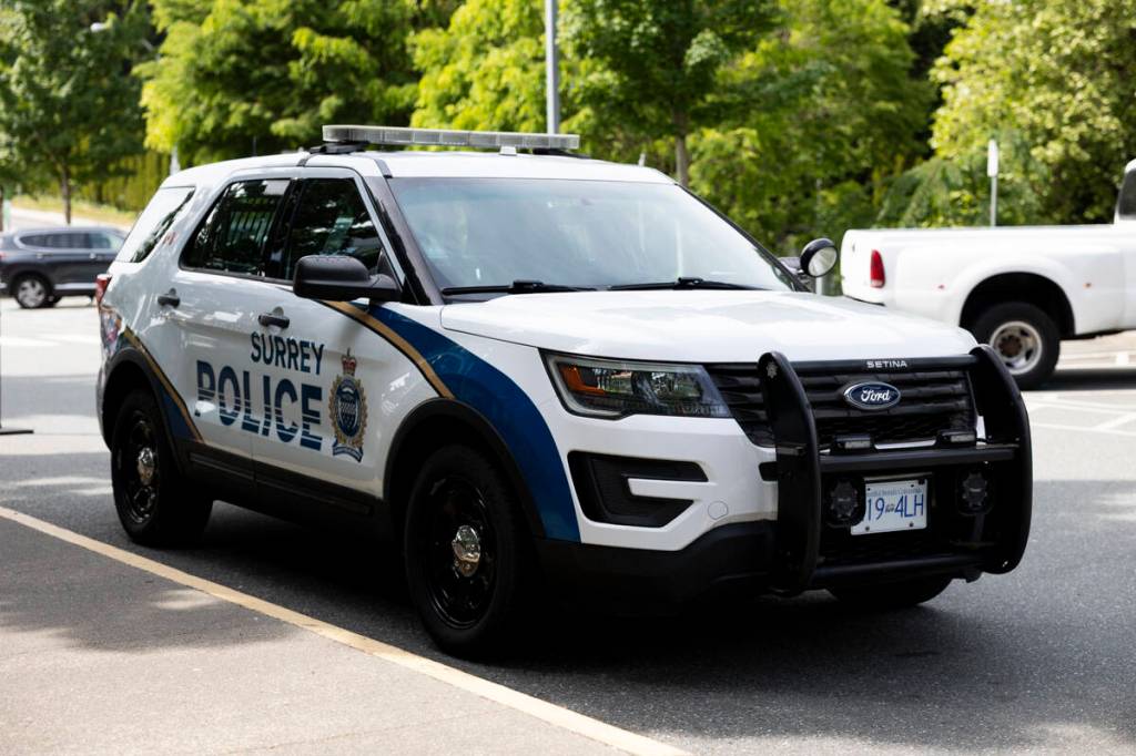 Surrey police are investigating an extortion-related shooting that occurred on May 20, 2026. (Anna Burns/ Surrey Now-Leader file)