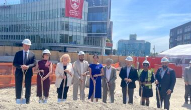 Groundbreaking ceremony for City Centre 5 tower in Surrey on May 20, 2026. (Dal Hothi/Surrey Now-Leader)