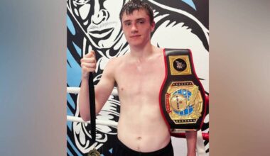Jackson Mitchell, with Salmon Arm&rsquo;s Bulldogs Boxing, went three-for-three in the bouts he competed in while training with coaches Peggy Maerz and Jordyn Konrad in Puerto Rico. (Contributed)