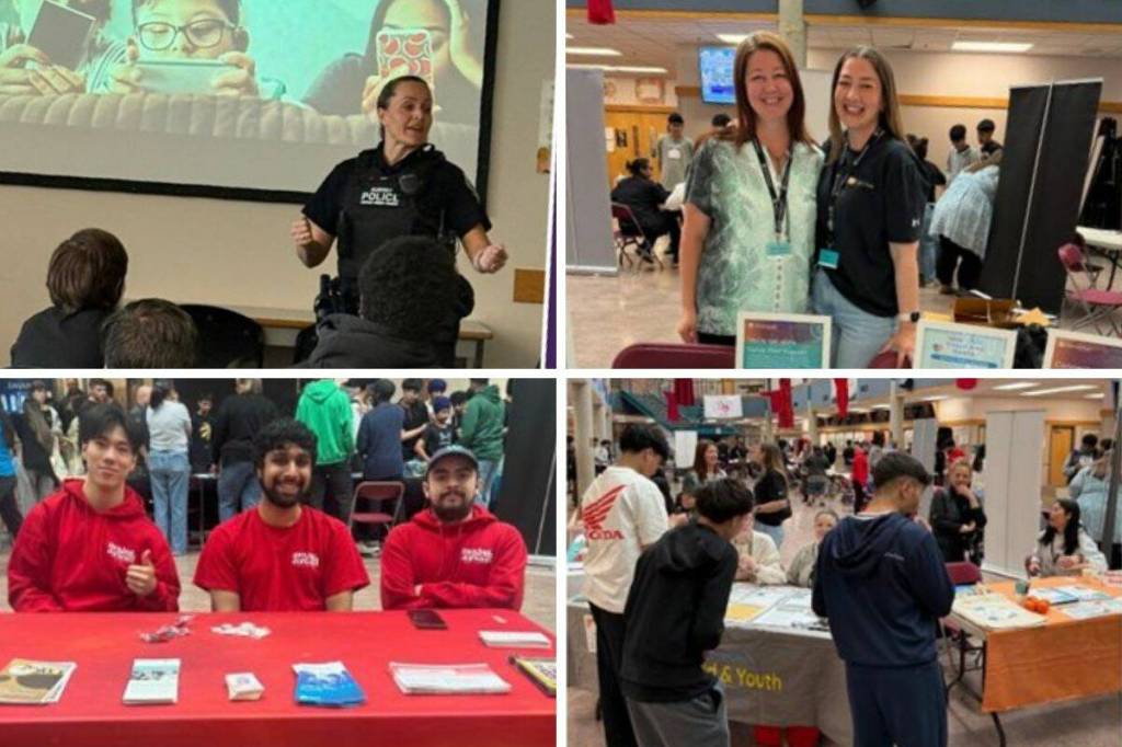 Enver Creek Secondary school hosted third annual Wellness Fair on May 6. (Surrey Schools/Contributed to Peace Arch News)