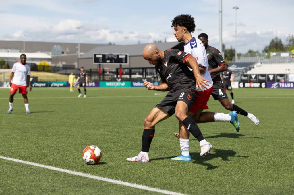 Late in the game points by both FC Supra de Quebec and Vancouver FC end the game in a draw. (Vancouver FC/Special to Langley Advance Times)