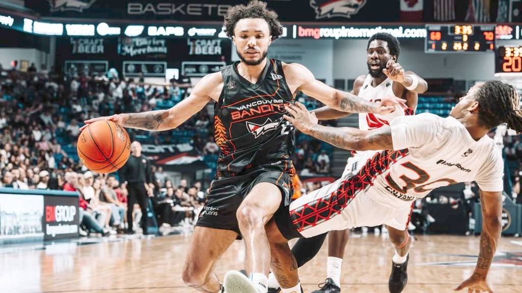 Bandits downed Calgary Surge 111-101 Sunday on home court in Langley. (CEBL/Special to Langley Advance Times)