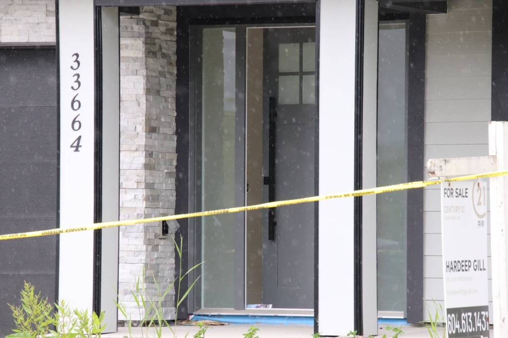 Homicide investigators were deployed to Mission after a woman was found dead and a man was found with non-life-threatening injuries inside a Dewdney Trunk Road residence on Sunday night (May 24). (1st Due Media Photo)