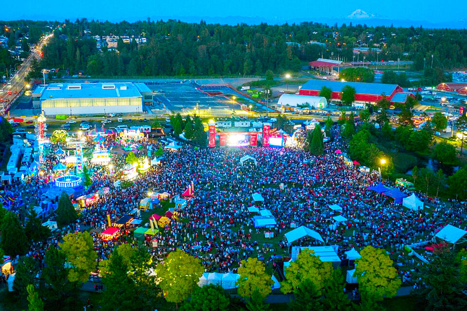 More than 75,000 people attend the Surrey Canada Day festival in 2025. The City of Surrey expects similar numbers this year. (Photo submitted to Cloverdale Reporter/City of Surrey)