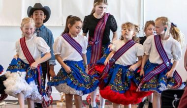 Children dance at the 2024 event &ldquo;Metis Children of the Fur Trade&rdquo; held at the Museum of Surrey. The annual event returns to the museum on May 30. (Photo submitted: Museum of Surrey)