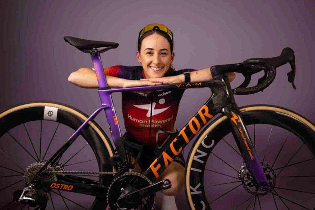 Maggie Coles-Lyster took silver at a professional race in Belgium. (HPH Racing/Special to The News)