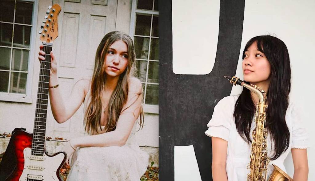 Award-winning musicians Rowan Cyr, left, and Bea Lagrisola are featured at the 2026 Fort Langley Jazz & Arts Festival, July 23-26. (Contributed photos)