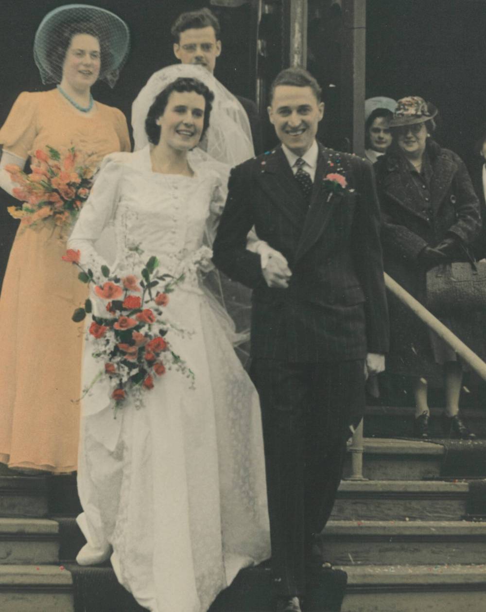 Alf and Betty Holbrow in 1942. (Supplied)