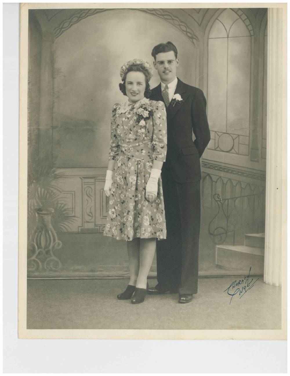 Mark McLellan’s grandparents, Kay
and Wilfrid Holbrow, wed at All Saints on Nov. 6, 1936. (Supplied)