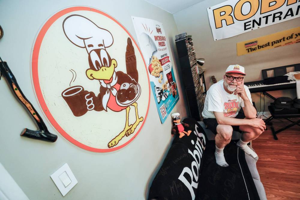 JOHN WOODS / FREE PRESS
Moore is tossing around the idea of writing a definitive book on Robin’s collectibles.