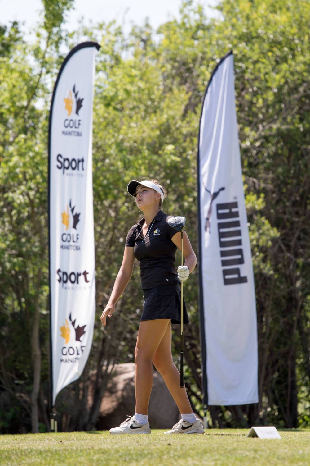 GOLF MANITOBA PHOTO
Camryn Thomas says she’s inspired by fellow St. Charles Country Club golfer and two-time Golf Manitoba female player of the year Addison Kartusch.