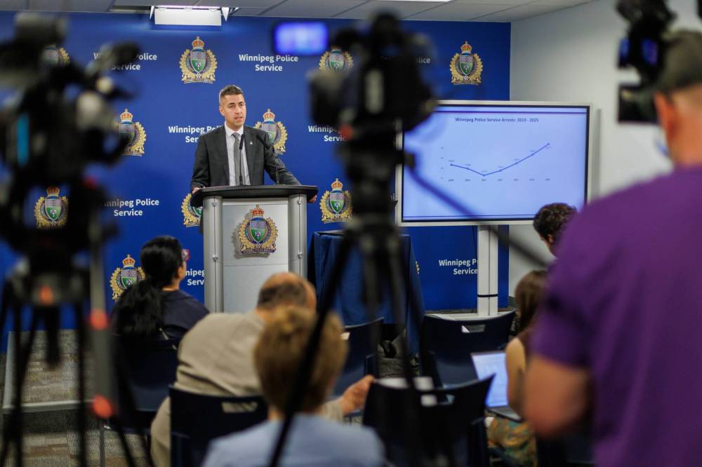 MIKE DEAL / FREE PRESS
“We do recognize that broader global tensions are likely contributing to a real rise in incidents reflected in local reporting,” David Bowman, WPS director of organizational development and support, said.