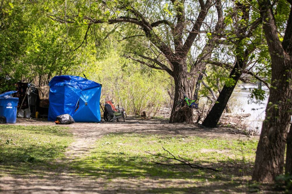 MIKAELA MACKENZIE / FREE PRESS
The province’s encampment strategy intends to give autonomy back to individuals.