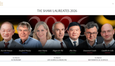 7 scientists win Shaw Prize in 2026