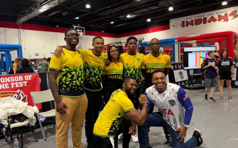 Jamaica’s  Drone  Soccer  team wins gold at the International Palms Springs Drone Fest in  California