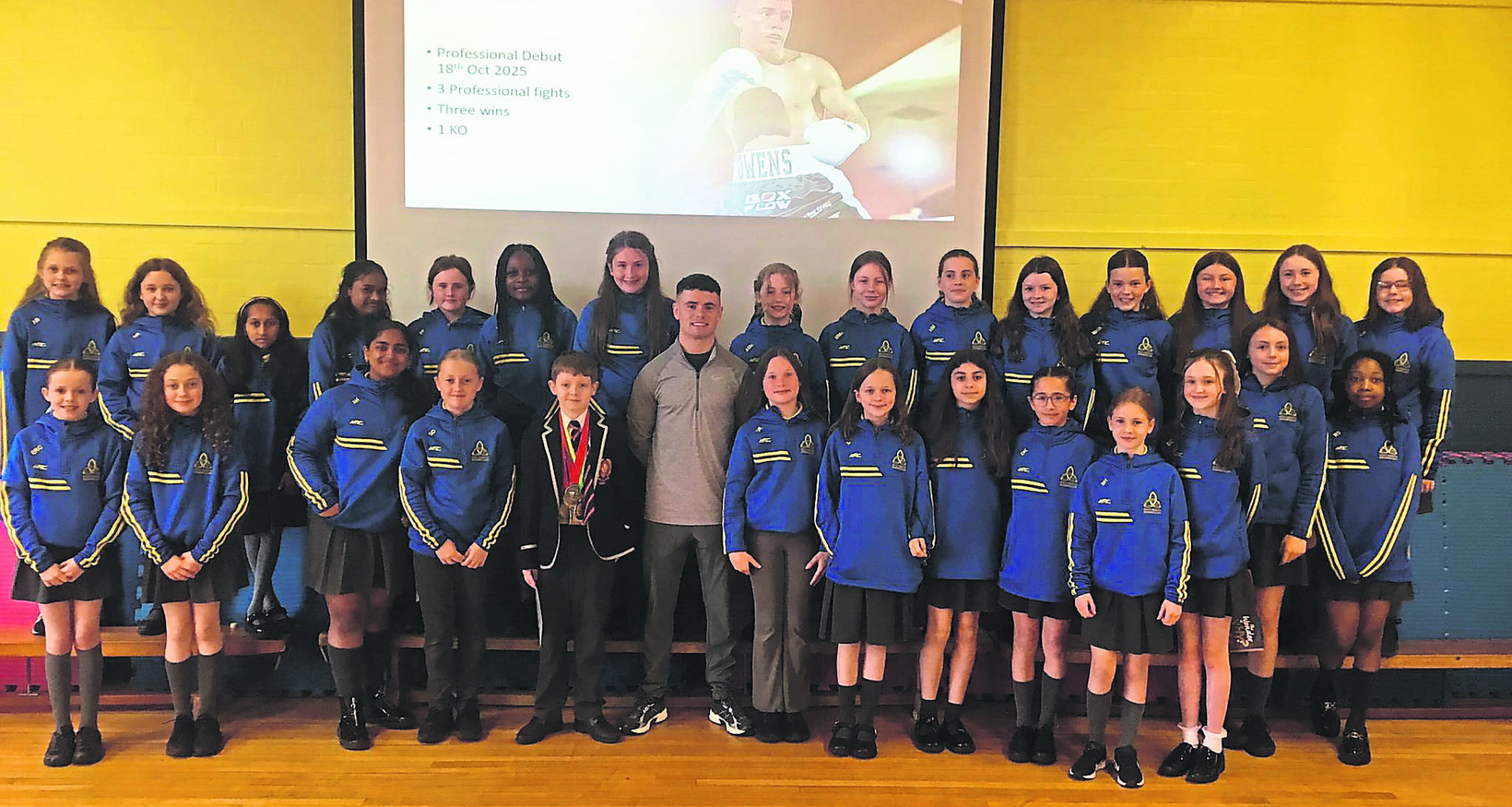 Enniskillen boxers Owens and Harvey go back to school