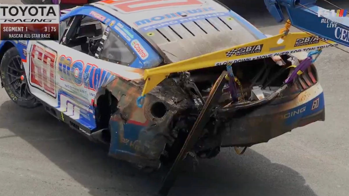 NASCAR Issues Caution After 'Massive' Wreck In All-Star Race