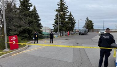 Tow truck shot at in Brampton parking lot, police say