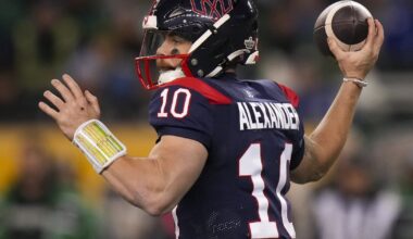 Montreal Alouettes QB Davis Alexander pulled from preseason start for precautionary reasons