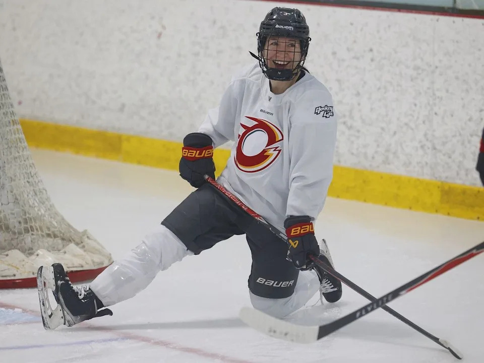 Ottawa Charge Jocelyne Larocque during practice at the Bell Sensplex in Ottawa Tuesday.