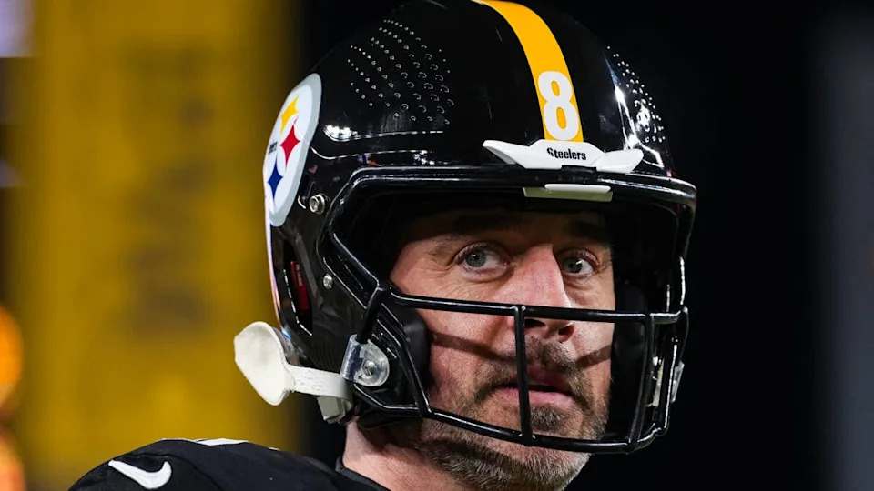 Aaron Rodgers of the Pittsburgh Steelers will play in his final NFL season in 2026.Photo by Perry Knotts on Getty Images