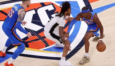 Thunder vs. Spurs live updates: Latest on Jalen Williams, De'Aaron Fox, Dylan Harper status for 2026 NBA playoffs Game 3