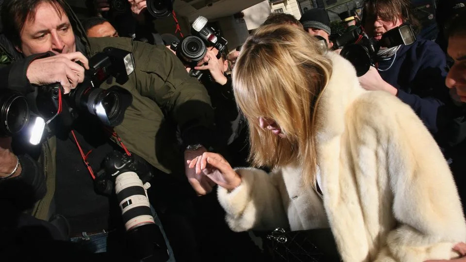 Celebrating her 33rd birthday, Kate Moss was met by a media scrum at London's Dorchester hotel. - Simon Mulvaney/Getty Images