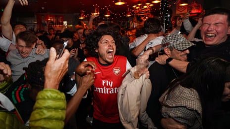 Arsenal fans react to first Premier League title in 22 years – video