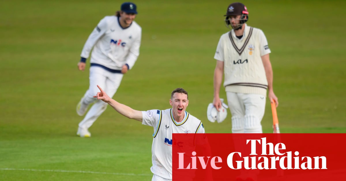 Harry Brook turns bowler and destroys Surrey’s top order: county cricket, day three – as it happened | County Championship