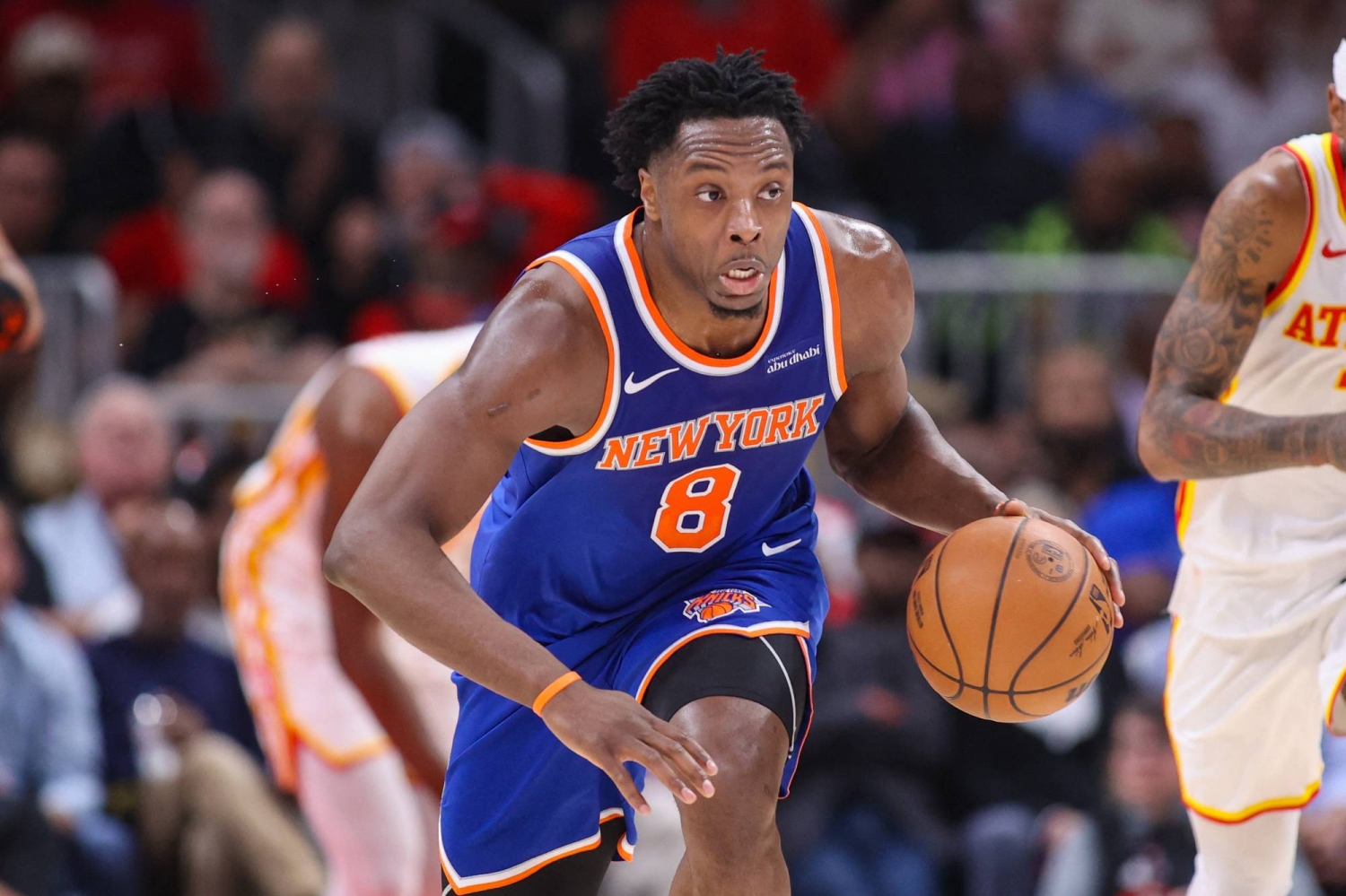 Knicks finish off Hawks in record-setting fashion to advance in playoffs