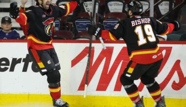 FN AHL Report Cards: Nick Cicek’s natural leadership shined in his first season in Calgary