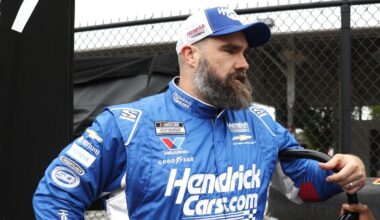 Jason Kelce makes it clear what he made of NASCAR experience to Travis - Motorsport - Sports
