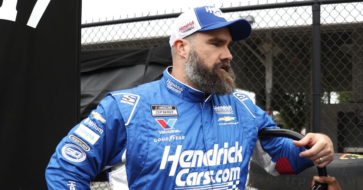 Jason Kelce makes it clear what he made of NASCAR experience to Travis - Motorsport - Sports