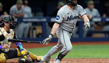 Miami Marlins score eight runs in 10th inning to top Tampa Bay Rays