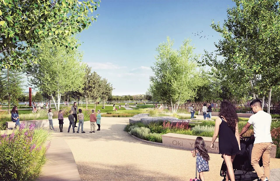 Organizers are now in talks with the federal government about securing funding to take the concept plan from a vision to reality.