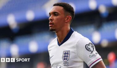 Trent Alexander-Arnold in action for England against Andorra in a 2026 World Cup qualifier