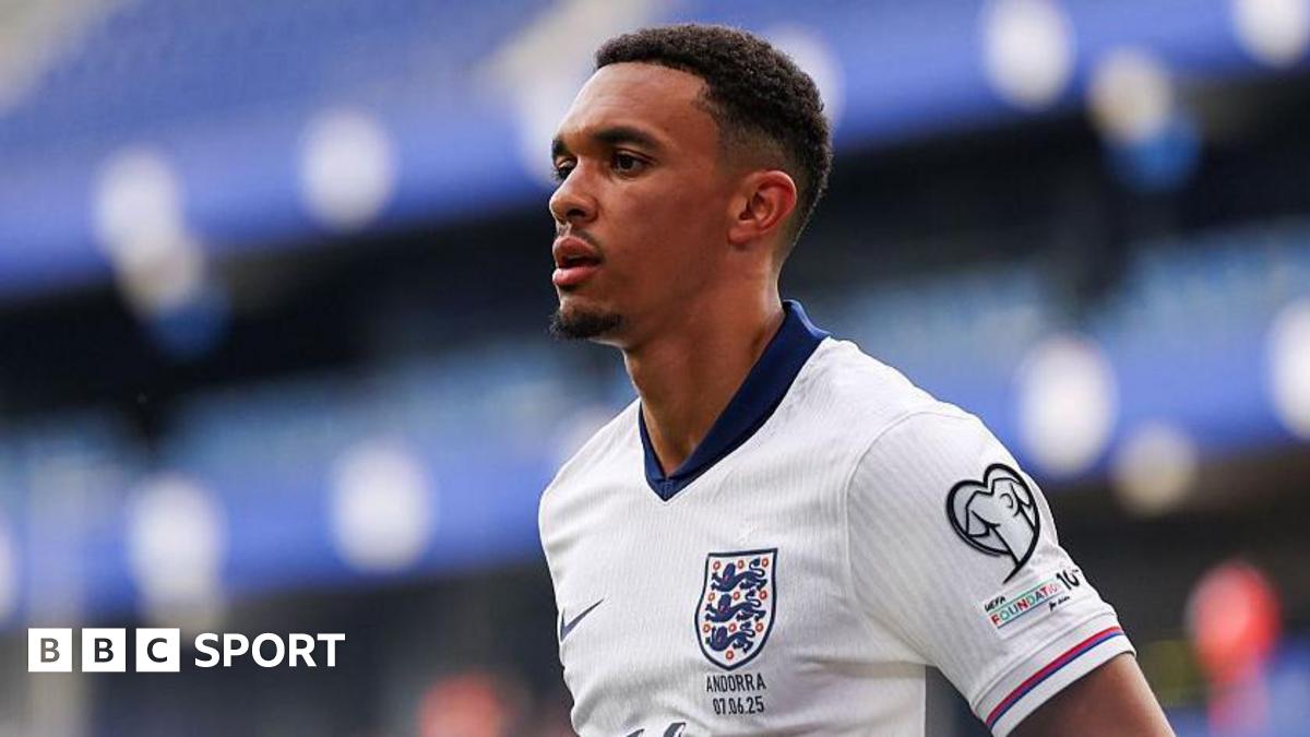 Trent Alexander-Arnold in action for England against Andorra in a 2026 World Cup qualifier