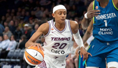 Toronto Tempo guard Brittney Sykes (20).