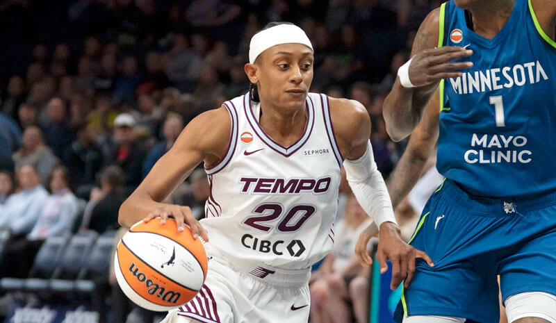 Toronto Tempo guard Brittney Sykes (20).