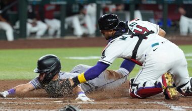 Corbin Carroll lines RBI single in ninth, Arizona Diamondbacks knock off Colorado Rockies for fifth straight win