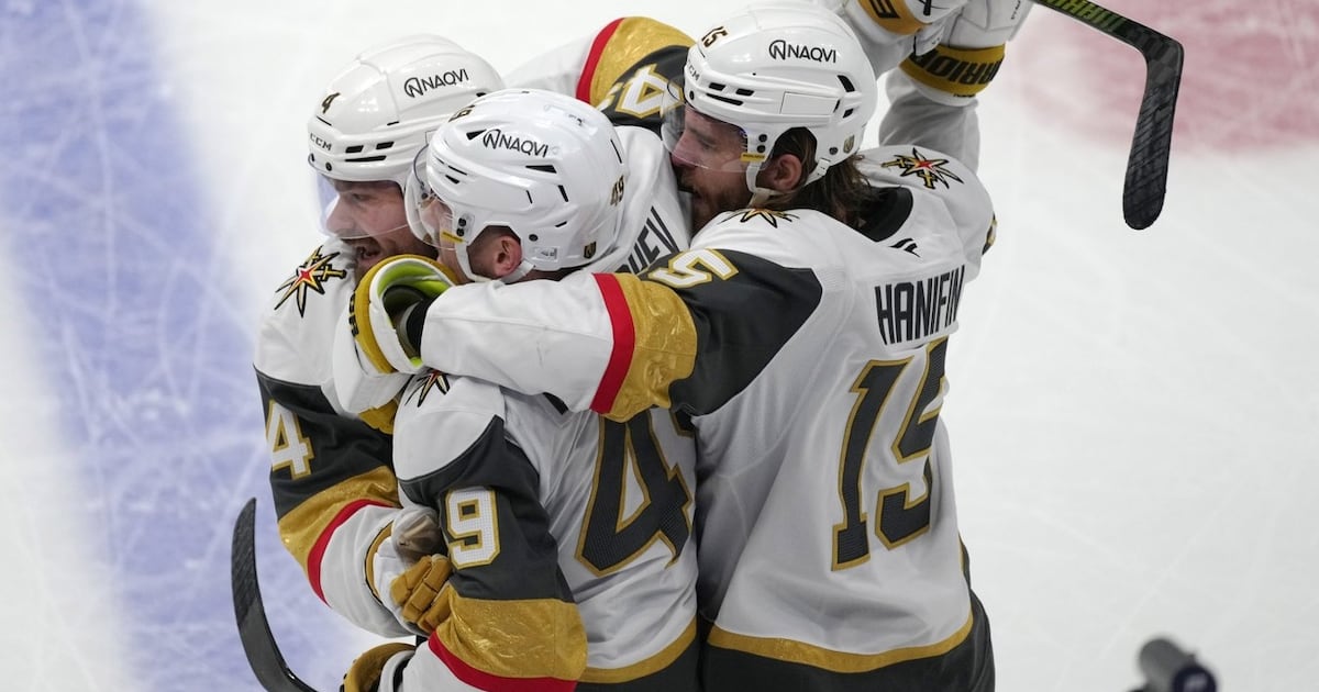Barbashev, Eichel score in 2:07 span, Vegas Golden Knights stun Colorado Avalanche to take 2-0 series lead