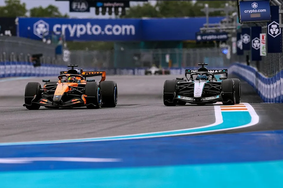 George Russell, Mercedes, Oscar Piastri, McLaren