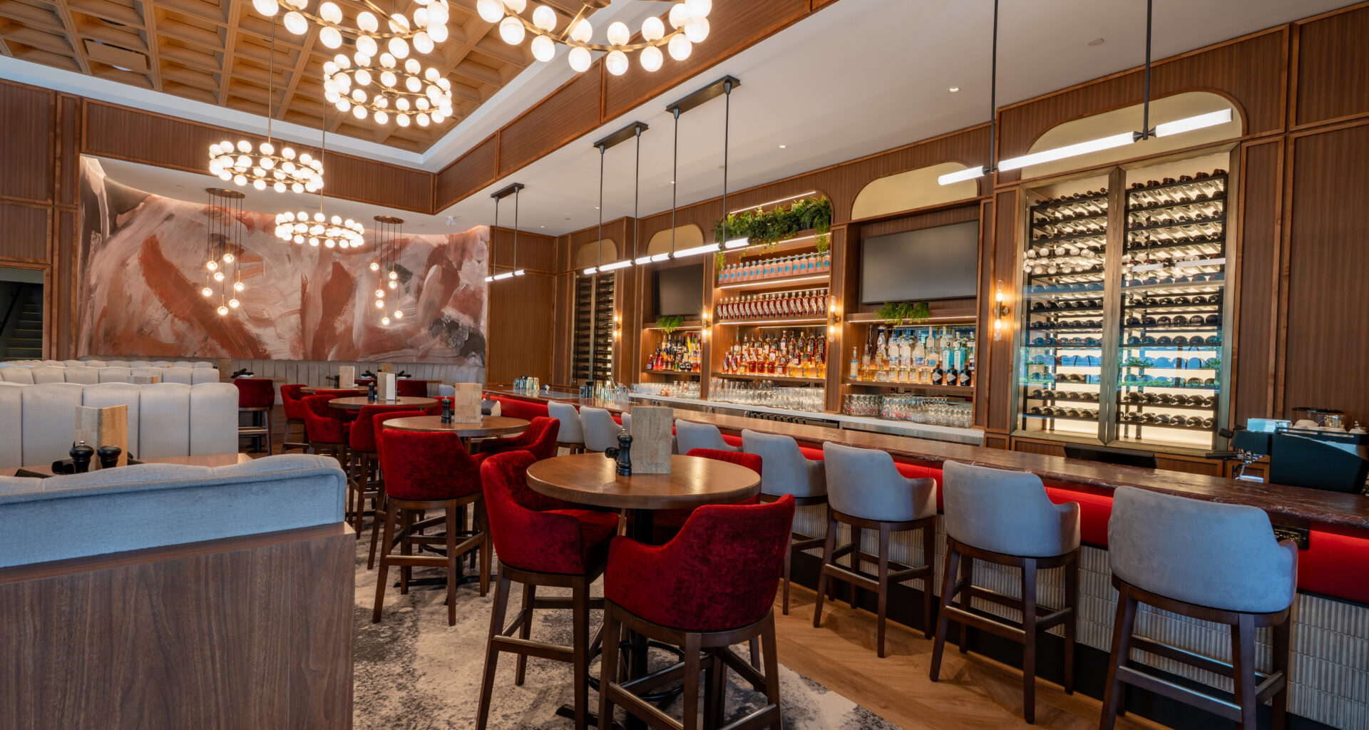 Chop South Surrey Interior Bar Dining
