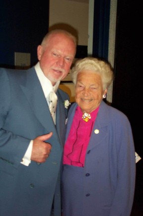 Don Cherry and Mississauga Mayor Hazel McCallion.n/a