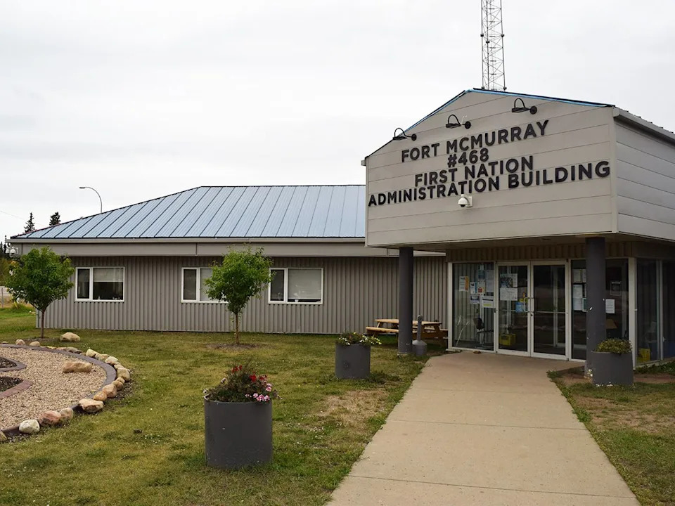 The administration building of the Fort McMurray First Nation 468, near Anzac, Alta. on Aug. 19, 2017.