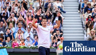 Teenager Rafael Jódar comes from two sets down to set up Zverev quarter-final | French Open 2026