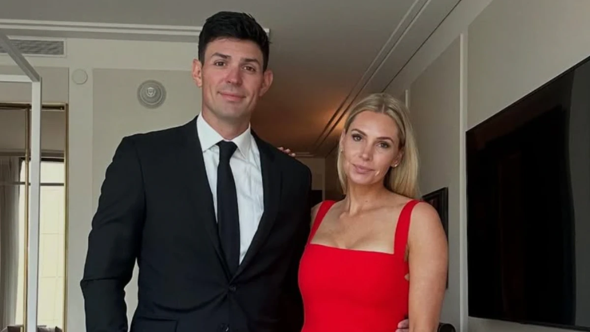 Former Montreal Canadiens goaltender Carey Price and his wife, Angela Price.